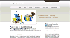 Desktop Screenshot of cleaningpages.co.uk