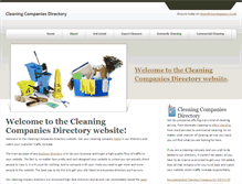 Tablet Screenshot of cleaningpages.co.uk